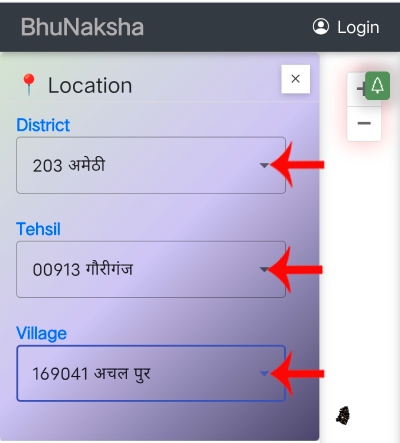 UP Bhunaksha Check and Download step 2