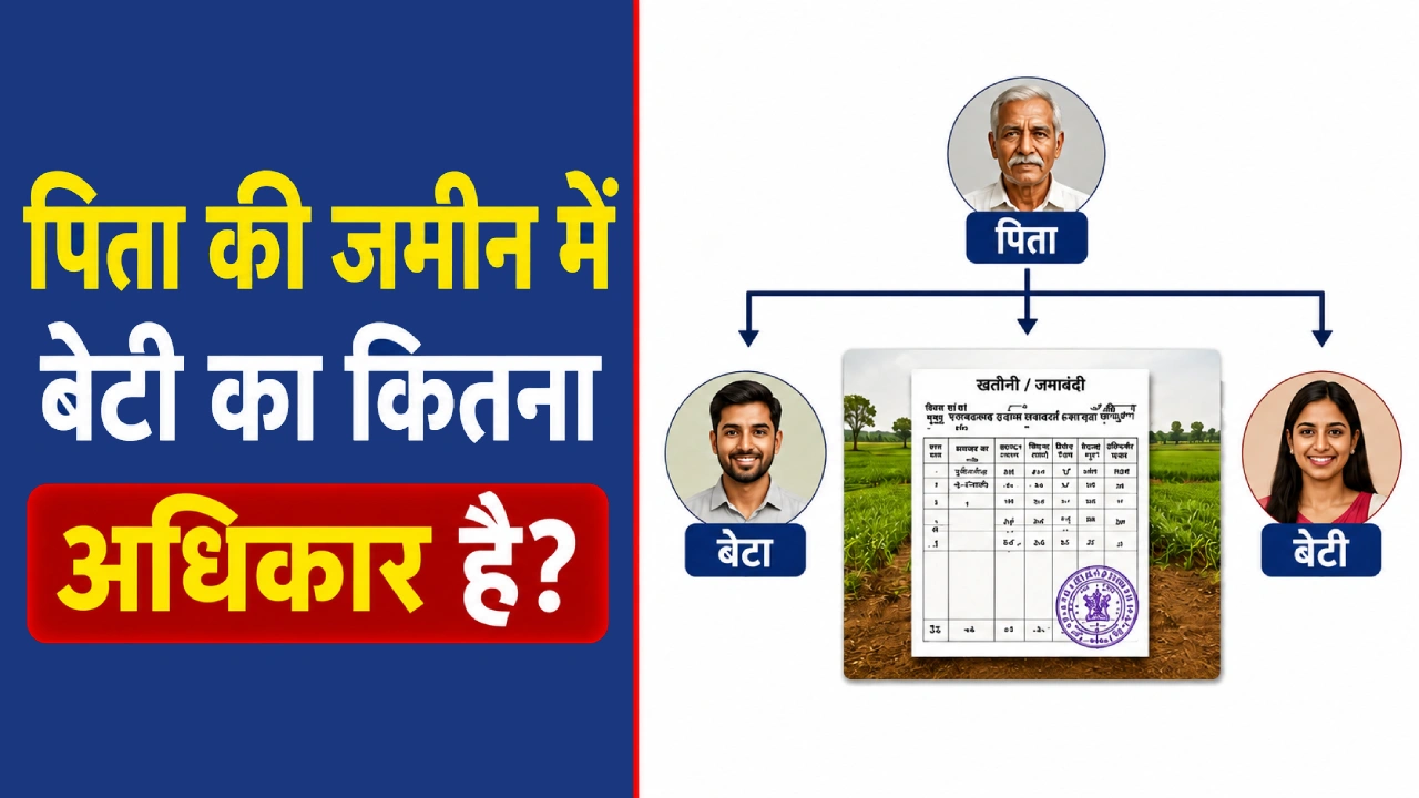 पिता की संपत्ति में बेटी का अधिकार, पैतृक संपत्ति और शादीशुदा बेटी के कानूनी अधिकार की जानकारी